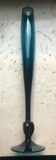 Vase soliflore tourmaline Turmalin glas alsterfors Sweden 30 cm 60er Jahre