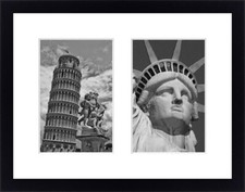 Collage Holz Bilderrahmen