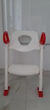 2x Toilettentrainer Kinder Toilettenstuhl Toilettensitz höhenverstellbar Treppe 