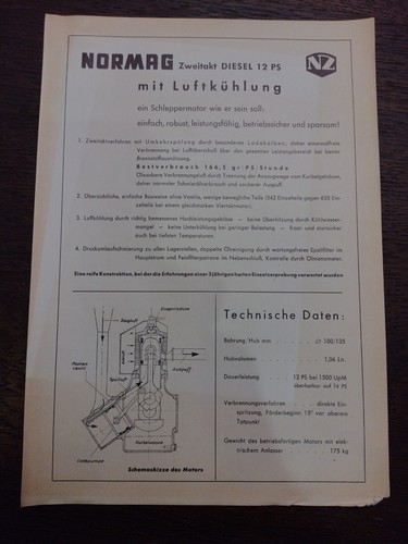 Original normag datenblatt - original,