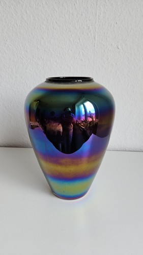 Vintage karneval glas vase - karneval,