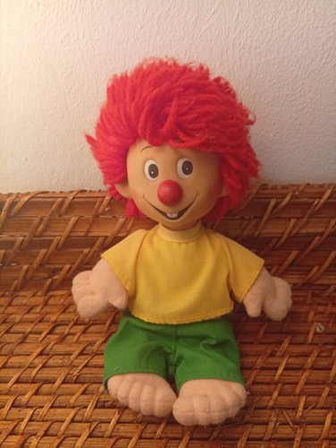 Pumuckl puppe mit rotem - pumuckl,
