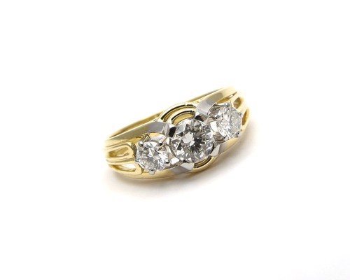 Vintage drei steine - steine, ring