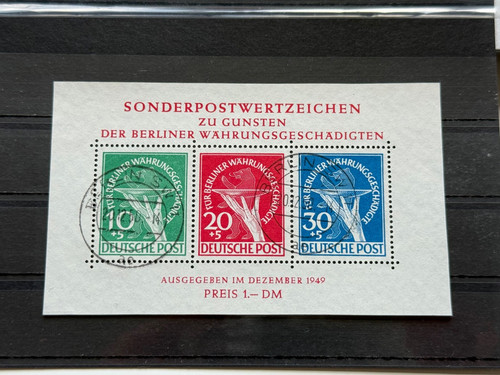 Berlin block gestempelt mit - block, 1