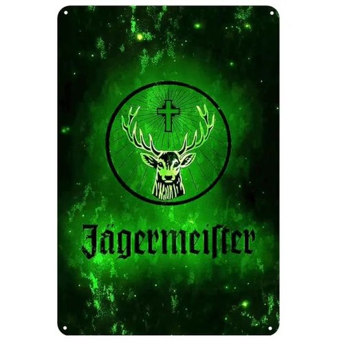 Blechschild jägermeister - blechschild,
