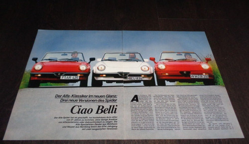 Alfa romeo spider - spider, tuning
