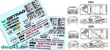 1/43 Decal BMW M3 E30 'Getrag' VLN Nürburgring 2004 / 2006