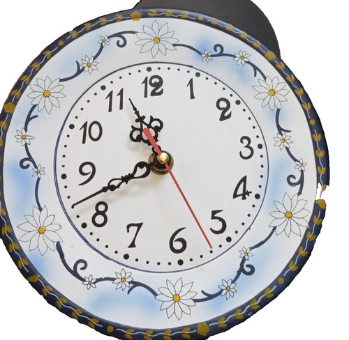 Wanduhr quarz aus porzellan - quarz,