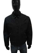 RefrigiWear Jacke Herren XL Schwarz Nylon Wasserdicht Vintage Original Italien