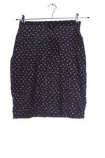 HENNES-COLLECTION High Waist Rock Damen Rock Gr. DE 36 schwarz-weiß Casual-Look