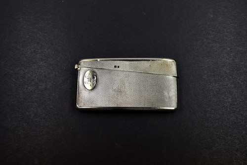 Antikes etui aus silber für - etui,