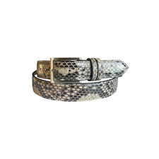 Pythonleder Gürtel Natur
