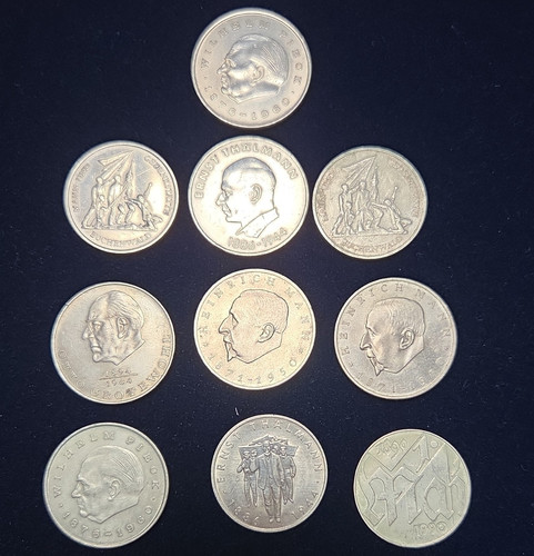 Ddr gedenkmünzen lot - lot, 20