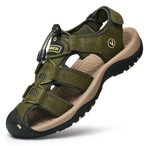 Sommer herren sandalen leder - herren,
