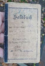 Preussen  14 - 18  original  Soldbuch Feldfliegerabteilung 18