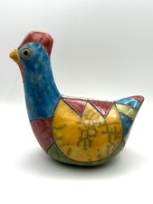 Raku keramikhahn figur - raku,