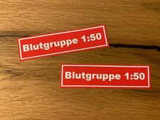 2x Zweitakter 1:50 Aufkleber