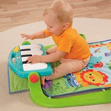 FISHER-PRICE - Play Arch with Rainforest Piano-Gym Blanket