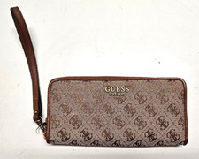 Portemonnaie / Geldbörse Guess braun-beige