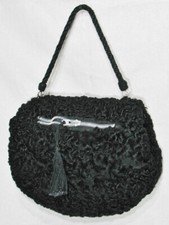 TOP Persianer Muff Handtasche Pelztasche Echtpelz Handwärmer Viktorian Art Deco