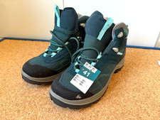 TOP NEU Quechua Decathlon Wanderstiefel Winterboots Trekkingstiefel 41 grau grün