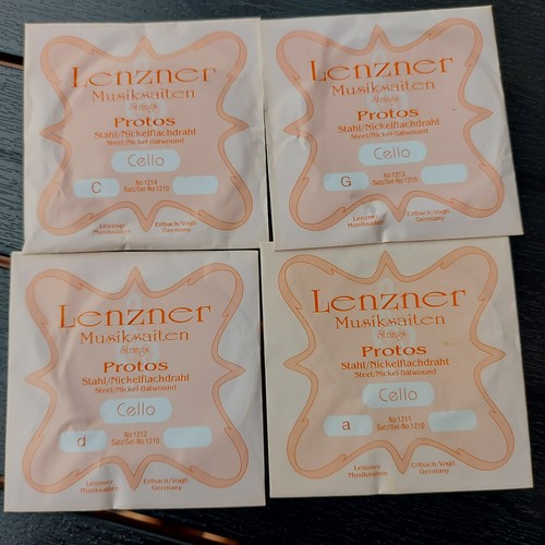 Satz cello saiten von - von, lenzner