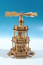 Weihnachtspyramide natur