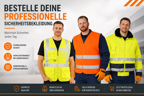 Warnweste mit taschen kfz - mit,