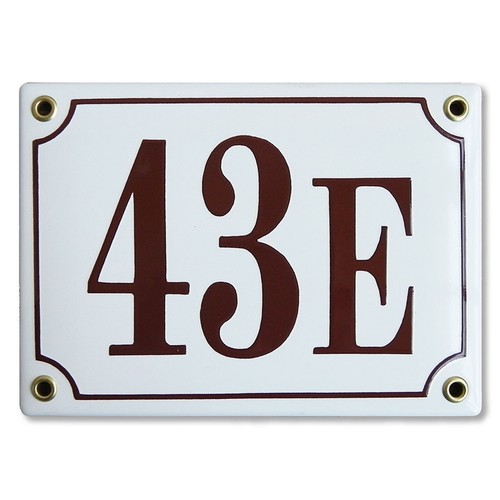 Hausnummer hausnummernschild - hausnummer,