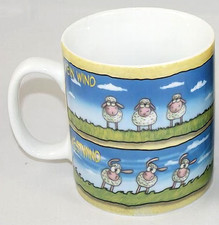 Großer Kaffeebecher Schafe