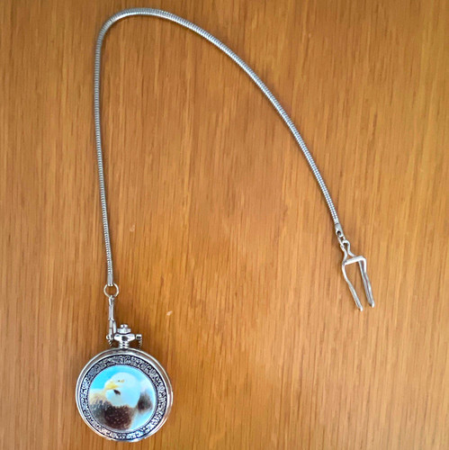 Quarz taschenuhr silber - quarz,