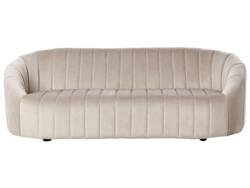 Sitzer sofa samt beige - sofa,