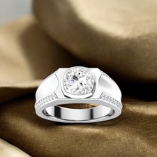 Platin herren verlobungsring - platin,