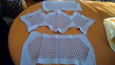 Deckchen lila 3 Stück gehäkelt