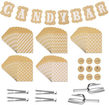 67 Stück Candy Bar Zubehör