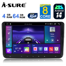 8-Core Android14 Autoradio Carplay Für VW GOLF 5 6 Plus Caddy Touran Polo Passat