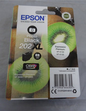 Original Epson C13T02H14010 / 202XL Tintenpatrone photo Black für Epson XP-6000
