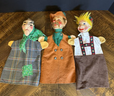 Lot of 3 VTG Hand Puppets