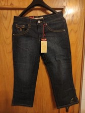 H.I.S Jeans Damen 3/4 Blau