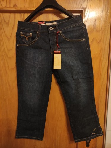 Jeans damen 3 4 blau - h.i.s,