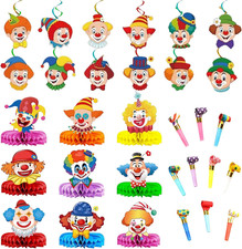 Clown Tischdeko Karneval 31Er