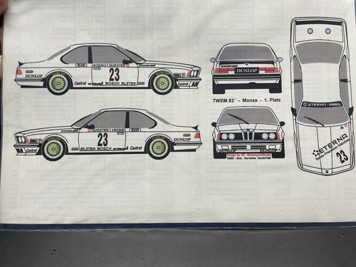 D31 decal bmw 635 schnitzer - decal,