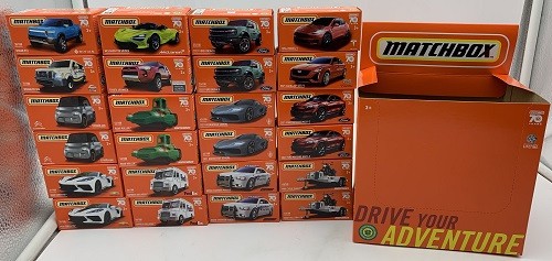 Matchbox verkaufsbox mit - mit, 24