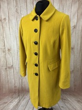 Boden Wolle Kaschmir Mantel Mantel Gr. 18 ockergelb "Sofia" warm Winter
