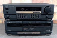 Akai AX-M400 Stereo Doppel Kassettendeck & Digital Vollverstärker