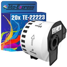 20x Etikett für Brother