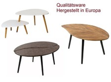 Design Couchtisch Weiß Braun