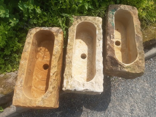 Sandstein sandsteintrog - sandstein,