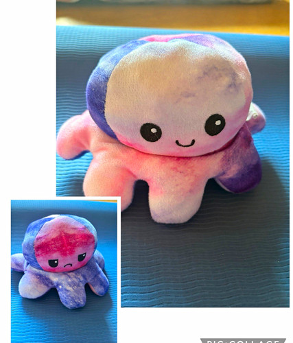 Wende oktopus plüschtier mini - plüschtier,