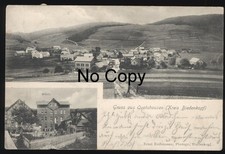 #1615 AK Quotshausen Steffenberg Kr. Marburg-Biedenkopf Ansicht Mühle gel.1908